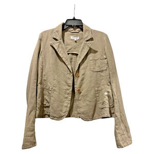 Donaldson Disney European Linen Jacket Blazer Women’s EU 44 US 10/12 Taupe